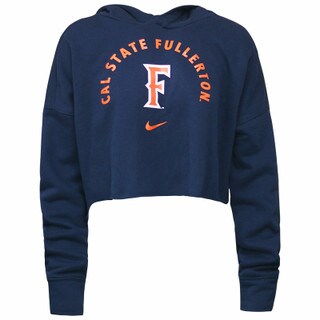 Nike Campus Crop Hoodie - Navy